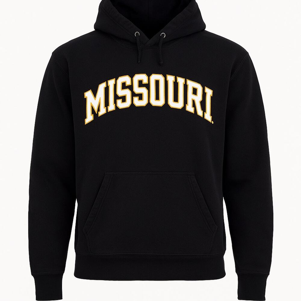 MISSOURI Tigers Hoodie Steve & Barry’s Black/Gold – Size L
